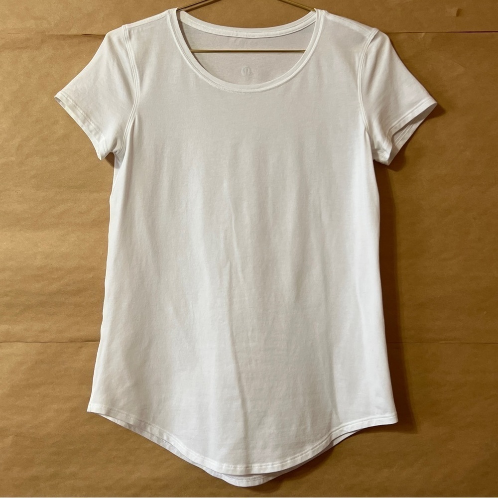Lululemon | Crewneck Short Sleeve Tee T-Shirt White Size 6